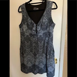 Blue active wear dress